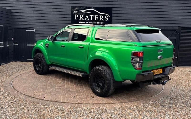 Begagnad Ford Ranger Wildtrack 200 HK (147 kW) 2018 Grön Pickup