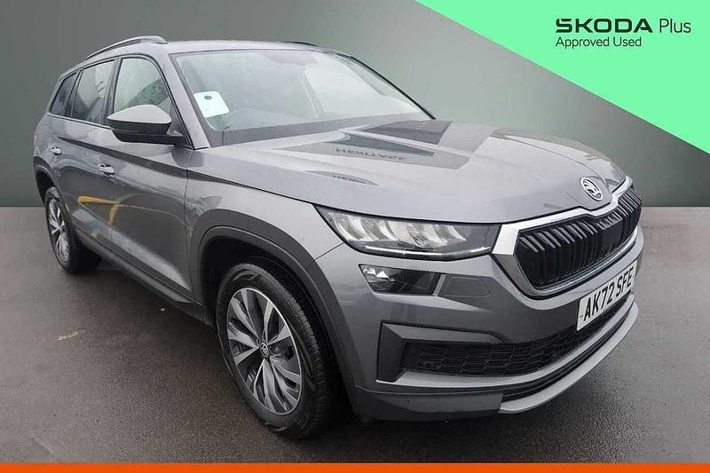 Used Skoda Kodiaq SE Drive 110 HP (80 kW) 2022 Graphite grey metallic SUV