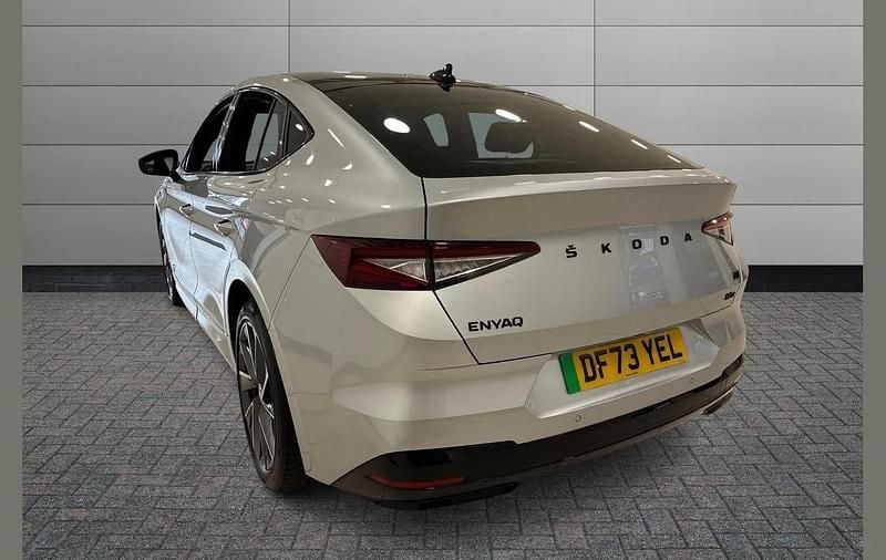 Used Skoda Enyaq iV SportlinePlus 194 kW (265 HP) 2023 Brilliant silver metallic SUV