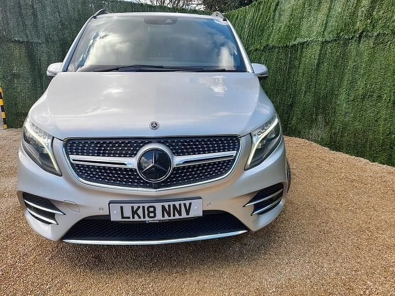 Used Mercedes V250 AMG line 2018 Silver MPV