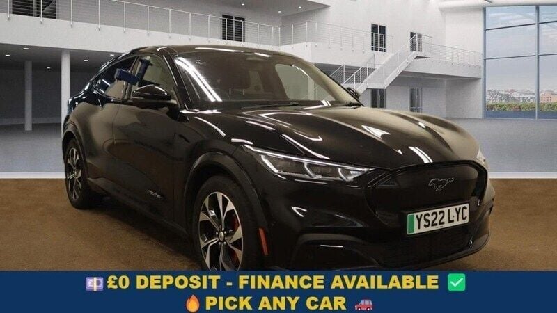 Black Used 2022 Ford Mustang Mach-E Extended Range SUV | £22,749 (Good price) - Image 1/4