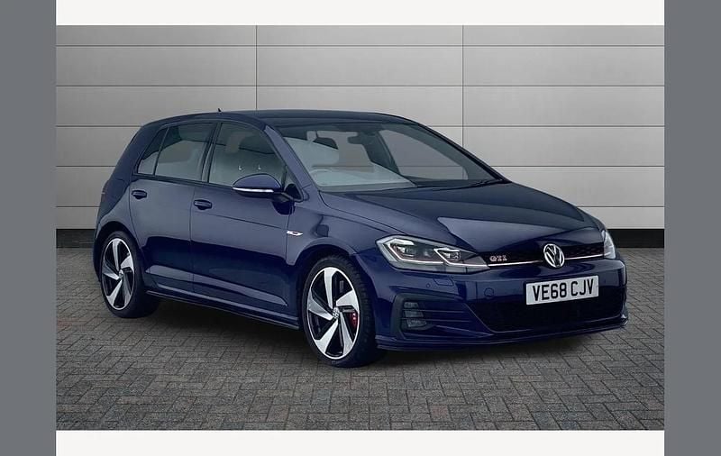 Used VW Golf VII GTI 245 HP (180 kW) 2019 Atlantic blue Hatchback