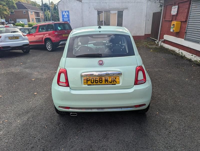 Used Fiat 500 Lounge 69 HP (50 kW) 2018 Green Hatchback