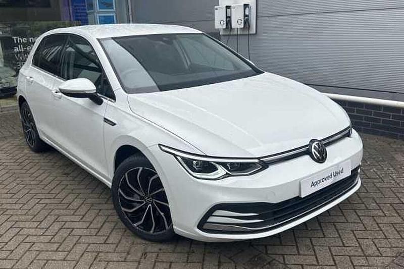 White Used 2022 VW Golf VIII Edition Hatchback | £18,489 (Fair price) - Image 1/4
