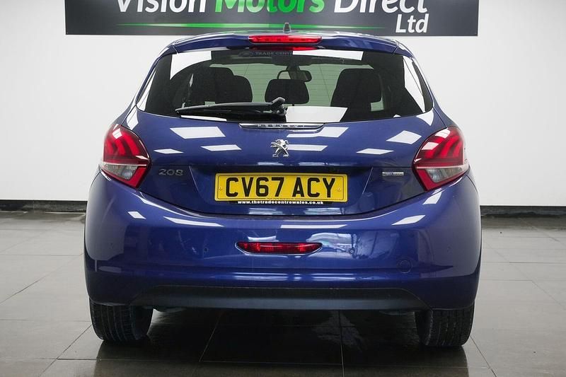 Usado Peugeot 208 Allure Premium 2017 Azul Citadino