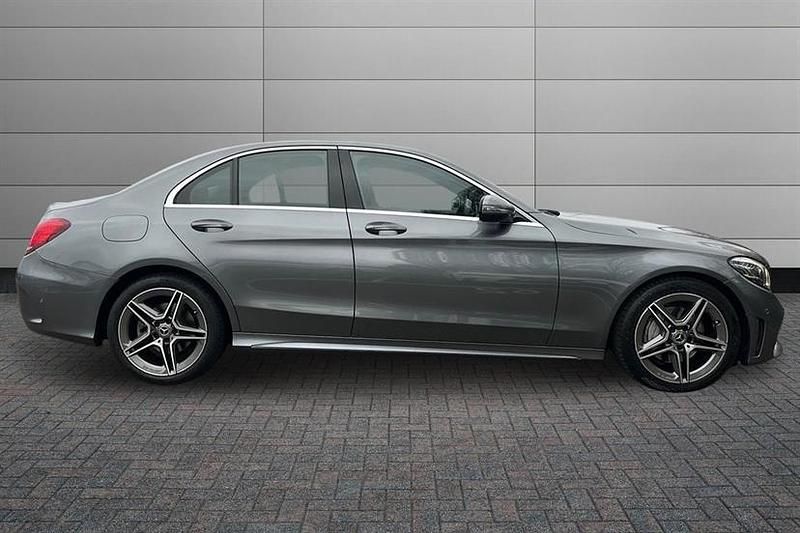 Used Mercedes C200 AMG line 184 HP (135 kW) 2019 Grey Sedan