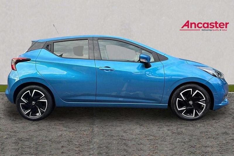 Used Nissan Micra Acenta 91 HP (66 kW) 2021 Blue Hatchback