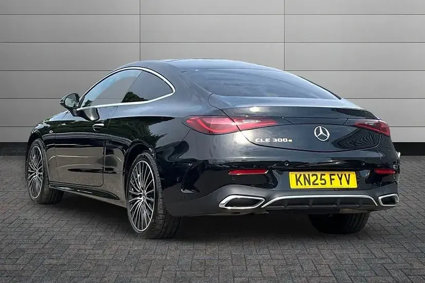 Used Mercedes CLE300 AMG Line Premium 309 HP (227 kW) 2025 Obsidian black Coupe