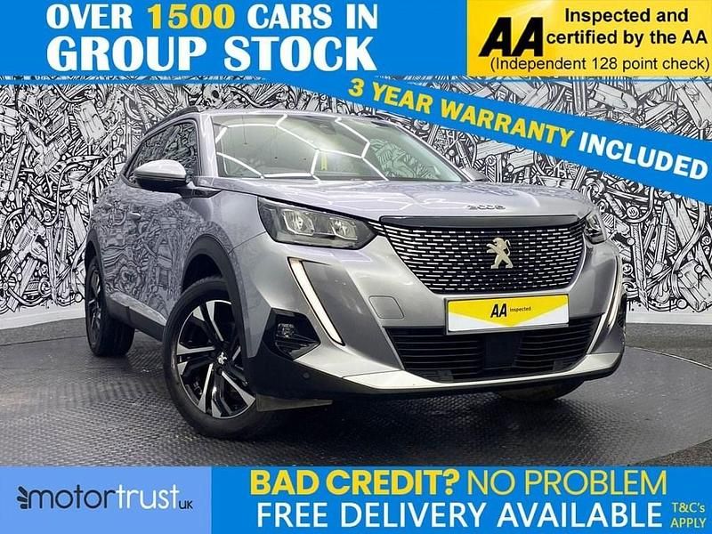 Grey Used 2021 Peugeot 2008 Allure Premium SUV | £12,595 (Fair price) - Image 1/2