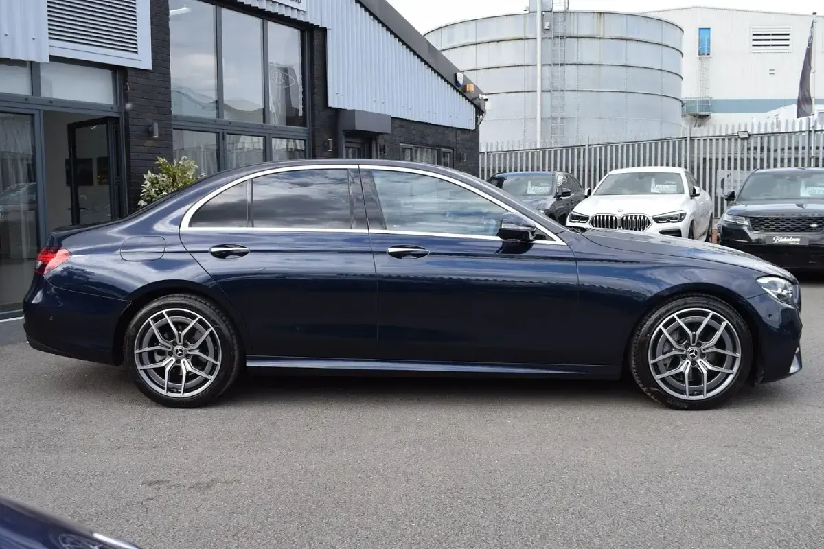 Used Mercedes E200 AMG Line Premium 2023 Blue Sedan