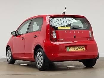 Used Skoda Citigo-e IV SE 61 kW (83 HP) 2020 Red Hatchback