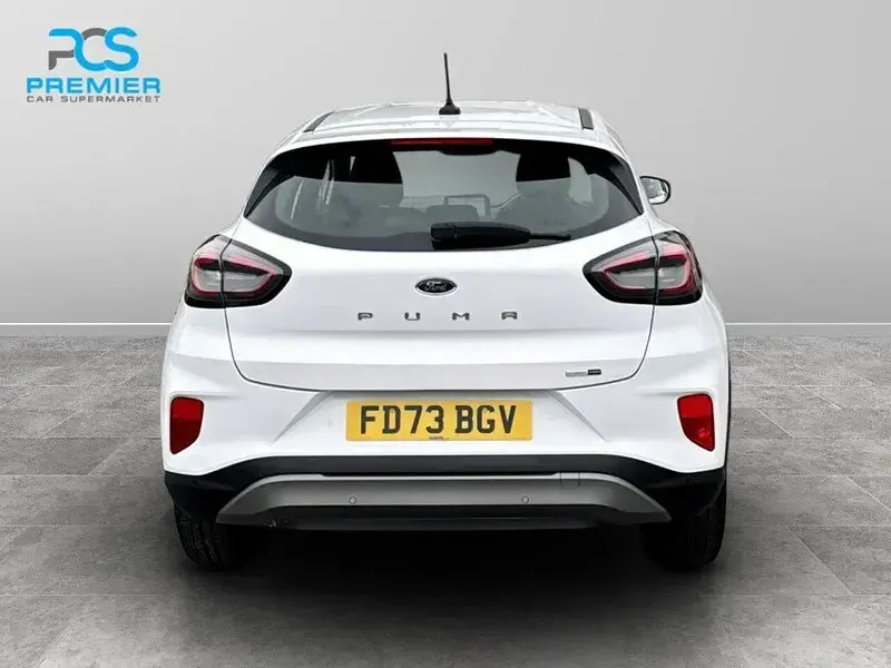 Used Ford Puma Titanium 125 HP (91 kW) 2023 Frozen white (premium paint) SUV