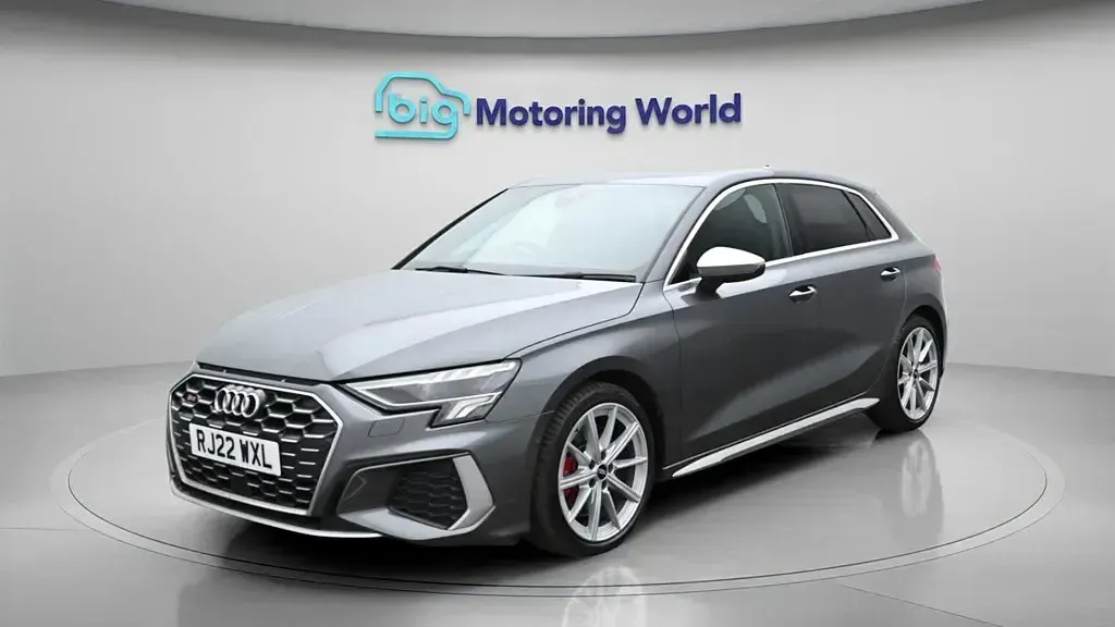 Begagnad Audi S3 Sportback 310 HK (228 kW) 2022 Grå Halvkombi