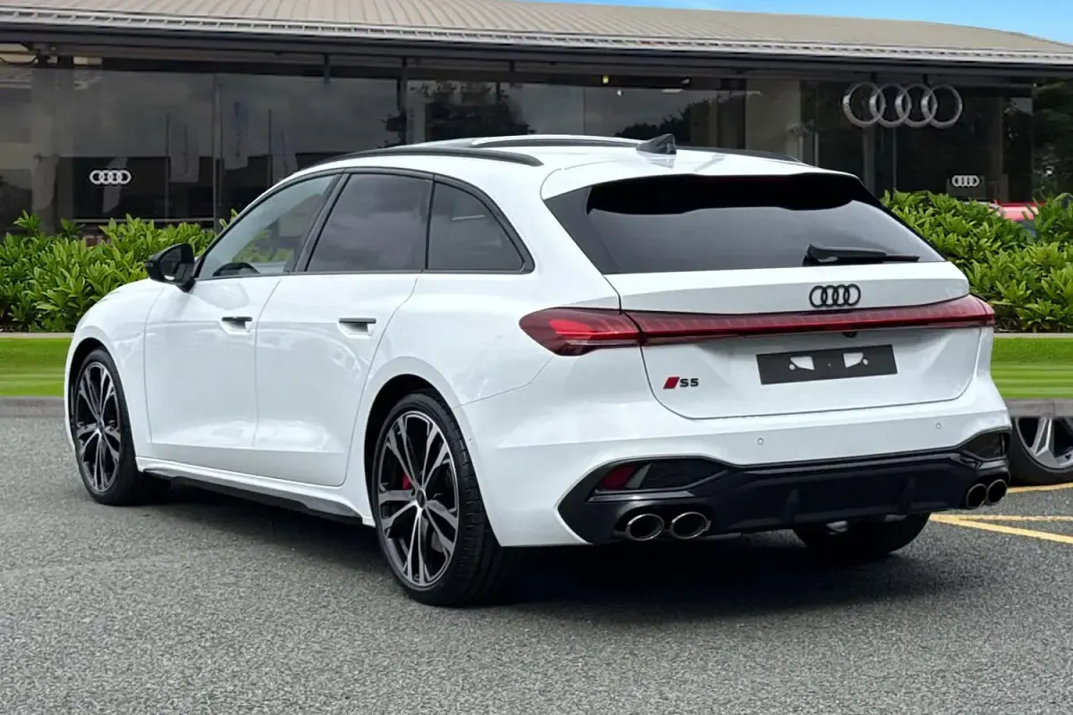 New Audi S5 Black Edition 362 HP (266 kW) 2026 White Estate