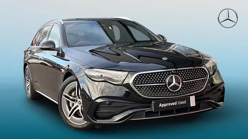 Black Used 2024 Mercedes E300 Advanced Estate | £41,995 - Image 1/4