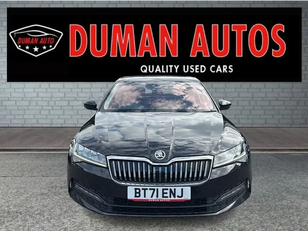 Used Skoda Superb SE 150 HP (110 kW) 2021 Black Hatchback
