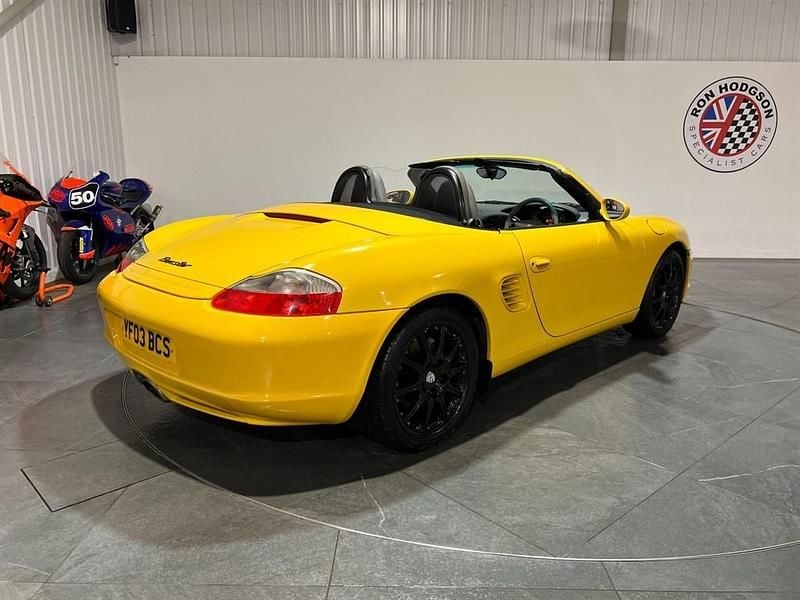 Used Porsche 986 Boxster 228 HP (167 kW) 2003 Speed yellow Cabriolet