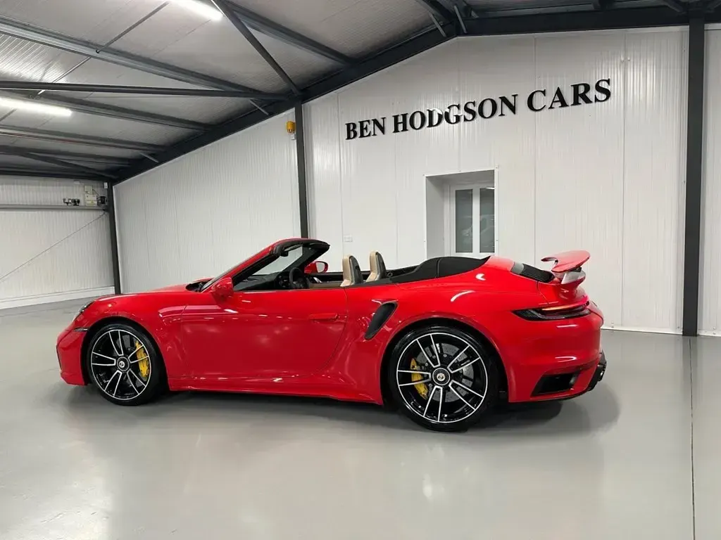 Used Porsche 911 Turbo S Cabriolet 650 HP (478 kW) 2020 Red Cabriolet