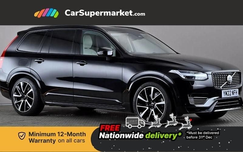 Black Used 2022 Volvo XC90 Ultimate SUV | £40,187 (Good price) - Image 1/3