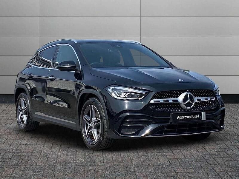 Cosmos black Used 2022 Mercedes GLA200 AMG Line Premium SUV | £27,890 (Fair price) - Image 1/4