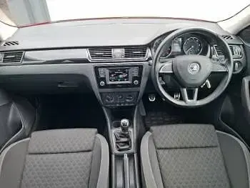 Used Skoda Rapid Sport 110 HP (80 kW) 2016 Red Hatchback