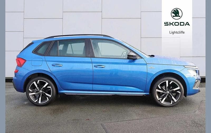 Used Skoda Kamiq Monte Carlo 150 HP (110 kW) 2024 Race blue metallic SUV