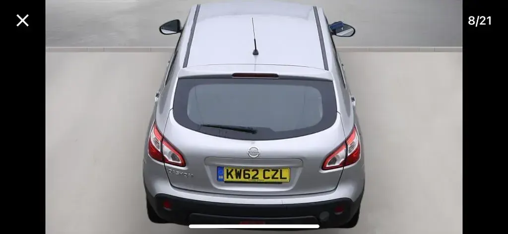 Used Nissan Qashqai Acenta 141 HP (103 kW) 2013 Silver SUV
