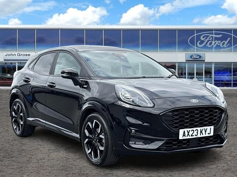 Black Used 2023 Ford Puma ST-Line X Hatchback | £16,695 (Fair price) - Image 1/3