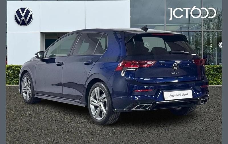 Used VW Golf VIII R-line 150 HP (110 kW) 2023 Blue Hatchback