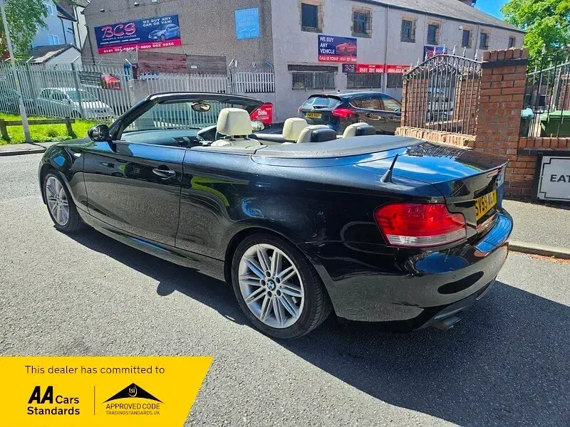 Used BMW 118 Cabriolet M Sport 143 HP (105 kW) 2009 Black Cabriolet