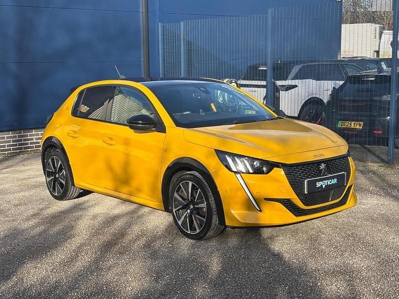 Yellow Used 2021 Peugeot 208 GT Hatchback | £14,200 (Fair price) - Image 1/4