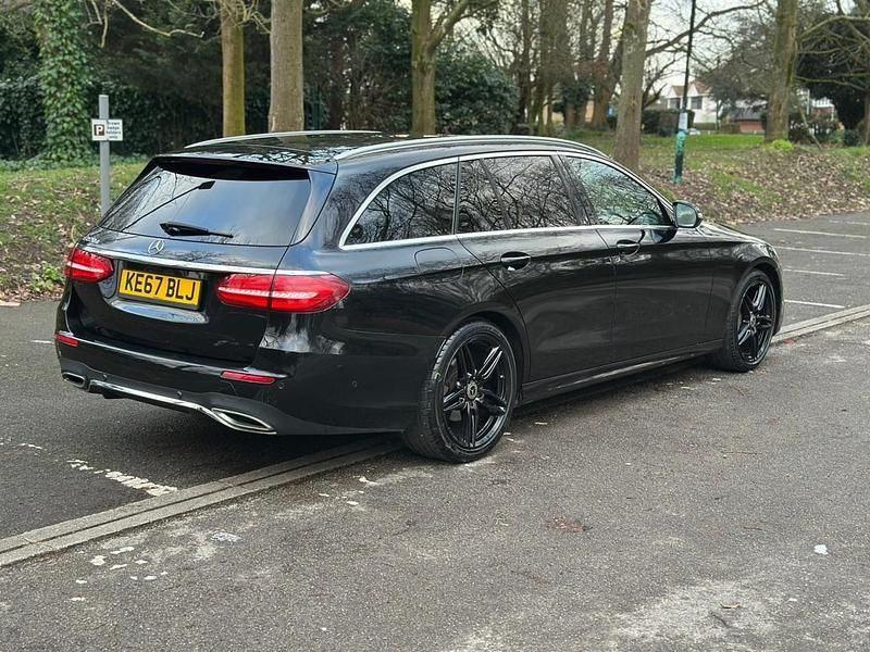 Used Mercedes E220 AMG line 2018 Black Estate