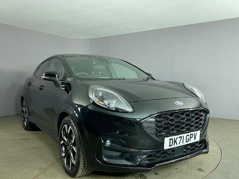 Black Used 2022 Ford Puma ST-Line X SUV | £14,799 (Fair price) - Image 1/4