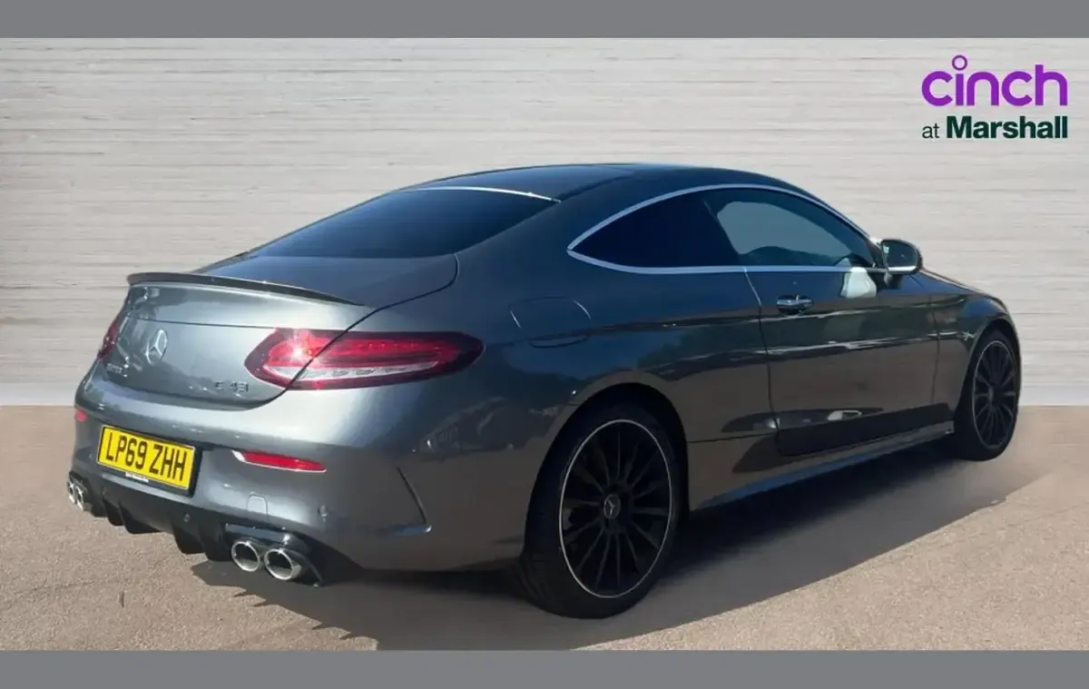 Used Mercedes C43 AMG Premium Plus 390 HP (286 kW) 2020 Grey Coupe