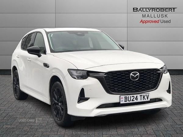 White Used 2024 Mazda CX-60 Homura-Line SUV | £34,995 (Fair price) - Image 1/4