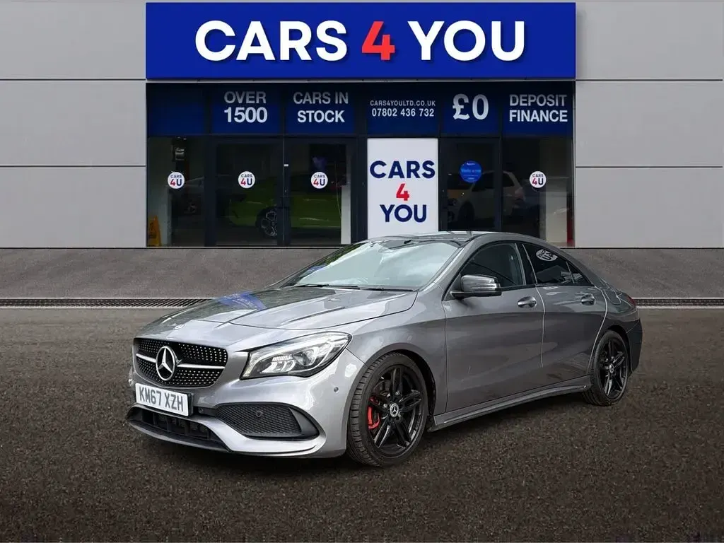 Used Mercedes CLA220 AMG line 177 HP (130 kW) 2018 Grey Sedan