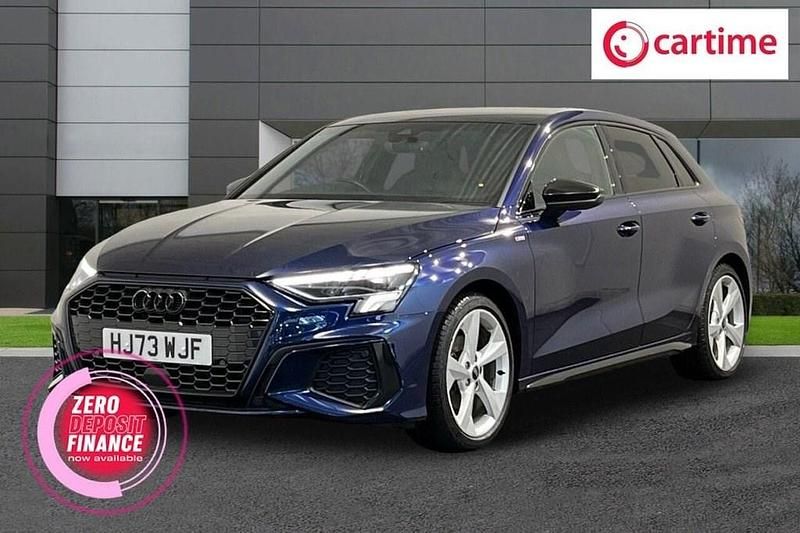 Blue Used 2023 Audi A3 Sportback S-Line Hatchback | £20,990 (Fair price) - Image 1/4