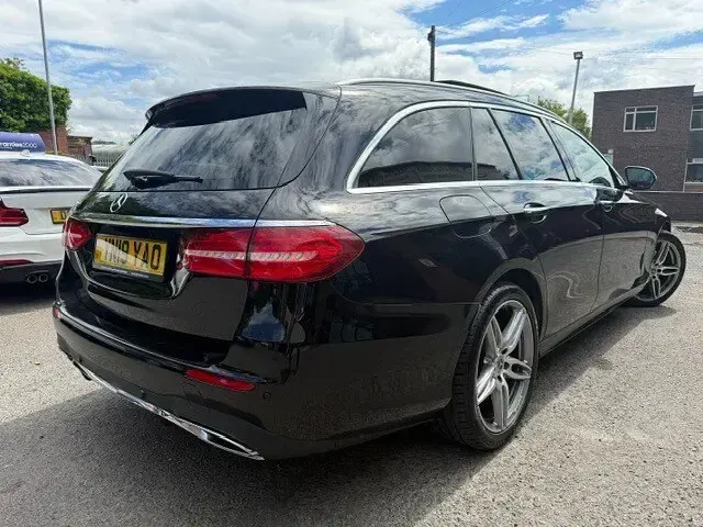 Used Mercedes E220 AMG Line Premium 194 HP (142 kW) 2019 Black Estate