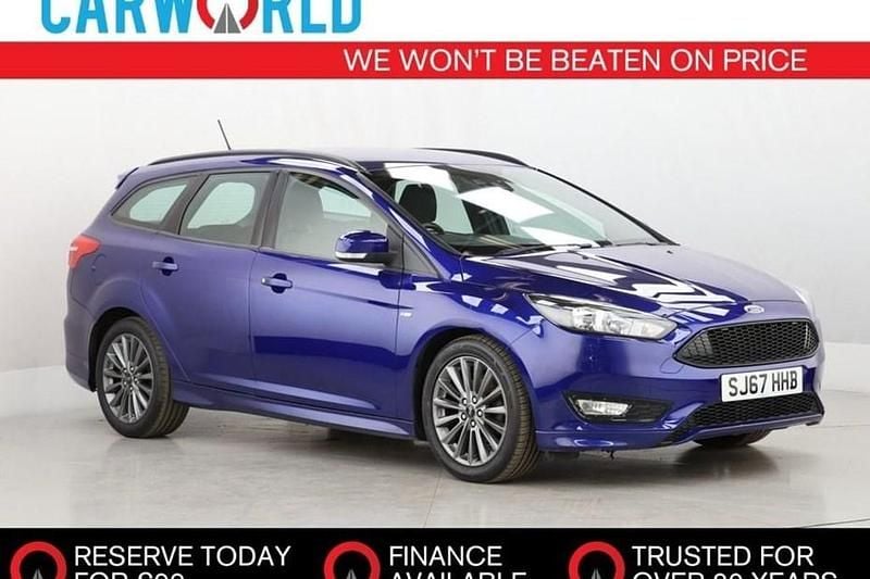 Blue Used 2017 Ford Focus ST-Line Estate | £8,700 (Good price) - Image 1/1