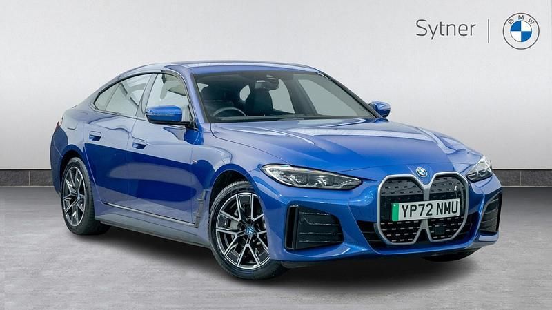 Blue Used 2022 BMW i4 M Sport Sedan | £28,500 (Fair price) - Image 1/4