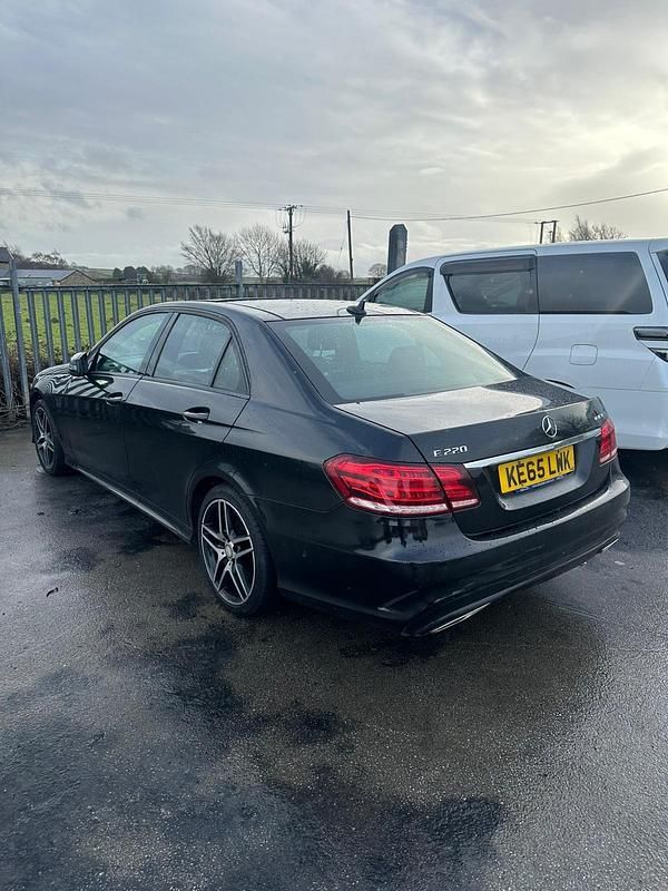 Used Mercedes E220 Premium 2016 Black Sedan