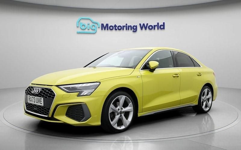 Used Audi A3 S-Line 110 HP (80 kW) 2024 Yellow Sedan