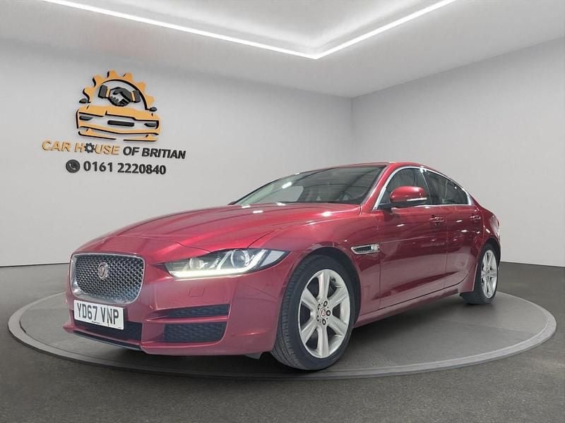 Red Used 2017 Jaguar XE Ingenium Sedan | £11,000 (Fair price) - Image 1/4