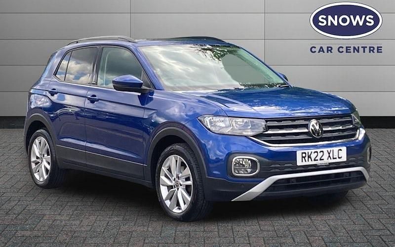 Blue Used 2022 VW T-Cross Active SUV | £14,949 (Fair price) - Image 1/4