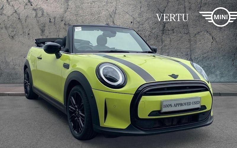 Yellow Used 2022 Mini Cooper Cabriolet Exclusive Cabriolet | £19,989 (Fair price) - Image 1/4