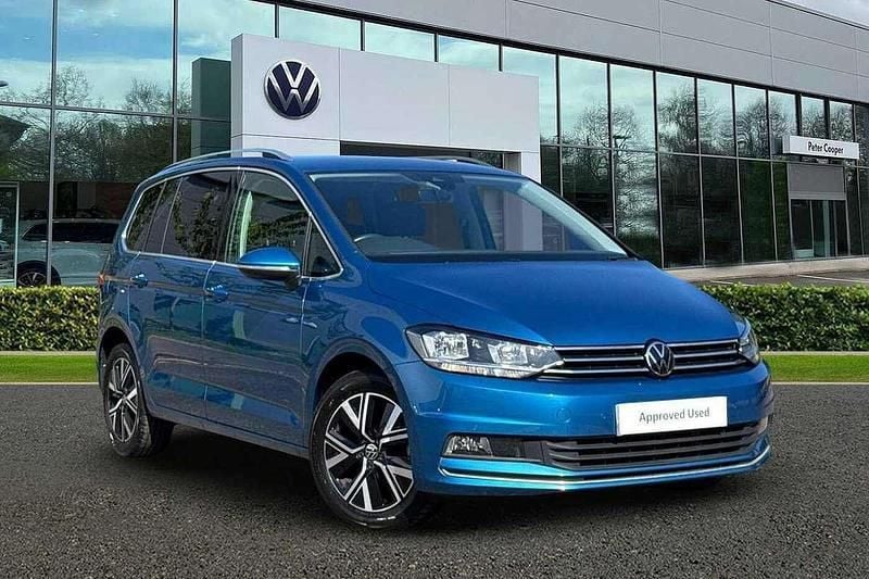 Blue Used 2023 VW Touran SEL MPV | £25,991 (Fair price) - Image 1/4