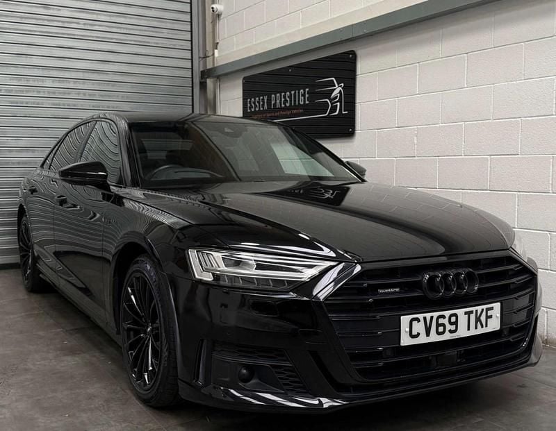 Black Used 2019 Audi A8 S-Line Sedan | £22,989 (Fair price) - Image 1/4