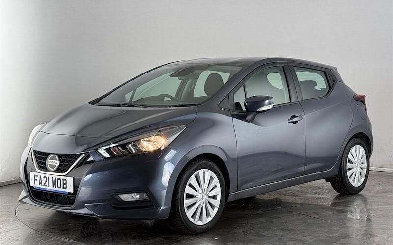 Used Nissan Micra Acenta 92 HP (67 kW) 2021 Grey Hatchback