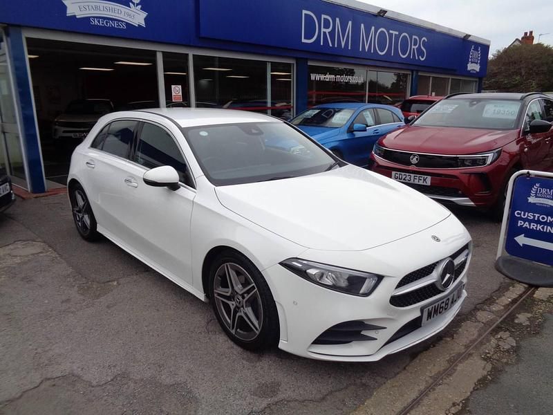White Used 2018 Mercedes A180 AMG Line Premium Hatchback | £18,495 (Expensive) - Image 1/4