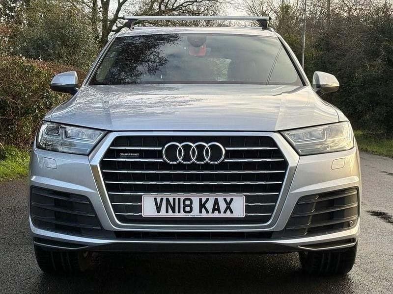 Used Audi Q7 S-Line 218 HP (160 kW) 2018 Silver SUV